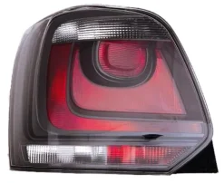 Feu arrière gauche pour VOLKSWAGEN POLO V phase 1, 2009-2014, fond noir, Neuf