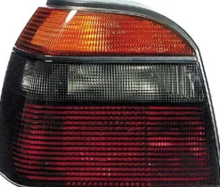 Feu arrière gauche pour VOLKSWAGEN GOLF III 1991-1997, Mod. GT / GTI / VR6, Rouge fumè, Neuf