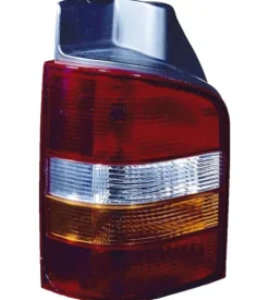 Feu arrière gauche pour VOLKSWAGEN TRANSPORTER T5, 2003-2009, (hayon), rouge/orange, Neuf