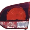 Feu arrière intérieur droit VOLKSWAGEN GOLF VI 2008-2012, rouge/fumé, (type Hella), partie sur hayon