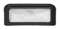 Feu éclaireur de plaque d'immatriculation arrière pour CITROEN BERLINGO 2015-2018 , gris, Mod. 2 portes, Neuf