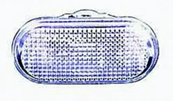 Feu clignotant aile avant pour NISSAN MICRA III (K12) 2003-2005, droit ou gauche, répétiteur blanc