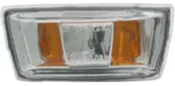 Feu clignotant aile avant droit pour OPEL ASTRA H 2004-2007, Transparent Incolore, Bordure noire