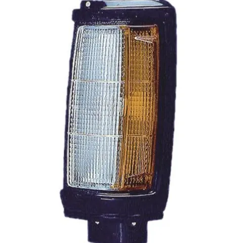 Feu clignotant avant gauche pour MITSUBISHI L200 II phase 1, 1987-1993, incolore-orange, profil noir, Neuf