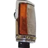 Feu clignotant avant gauche pour MITSUBISHI L200 II phase 1, 1987-1993, incolore-orange, profil chromé, Neuf