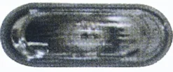 Feu clignotant répétiteur droit ou gauche pour VOLKSWAGEN POLO IV ph.1, 2001-2005, blanc, aile avant