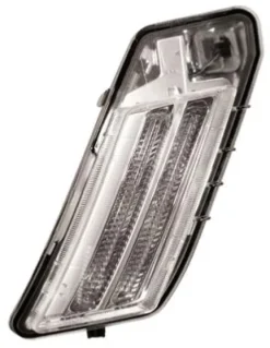 Feu diurne avant gauche pour VOLVO XC60 I phase 1, 2008-2013, pare chocs avant, à LED, blanc, Neuf
