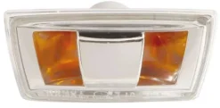 Feu répétiteur clignotant gauche pour OPEL CORSA D phase 1, 2006-2010, contour gris, aile avant