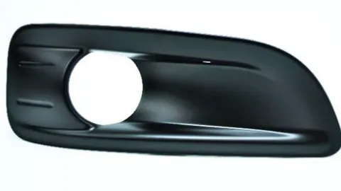 Grille calandre droite pour CITROËN C4 II ph.1 2010-2014 noire, trou antibrouillard pare chocs avant