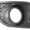Grille calandre droite pour FORD FIESTA V ph.2 2005-2008 noire trou antibrouillard, pare chocs avant