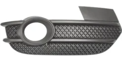 Grille calandre droite pour AUDI Q3 I phase 1, 2011-2014, noire, trou AB, pare chocs avant, Neuve