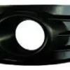 Grille calandre gauche pour CITROËN C4 I ph.1 2004-2008, noire, trou antibrouillard pare chocs avant