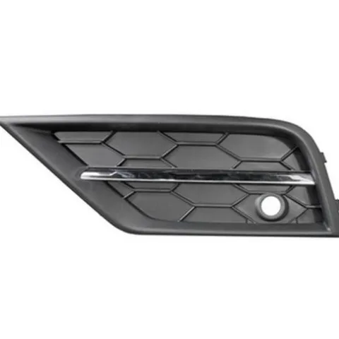 Grille de calandre avant gauche pour VOLKSWAGEN TIGUAN II phase 1, 2016-2020, trou radar, noire/chromée, neuve