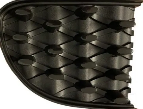 Grille de calandre droite inférieure pour FIAT 500 depuis 2015, Noire, Neuve
