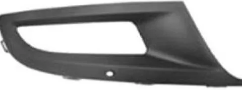 Grille de calandre droite pour VOLKSWAGEN POLO V phase 1, 2009-2014 noire, trou feu antibrouillard