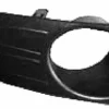 Grille de calandre droite pour DACIA LOGAN I phase 2, 2008-2012, noire, trou AB, pare chocs avant