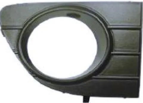 Grille de calandre droite pour FIAT PUNTO EVO, 2009-2011, gris foncé, trou AB, pare chocs avant