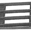 Grille de calandre droite pour AUDI 80 B4 1991-1994, Pare chocs avant, Neuve