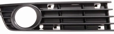 Grille de calandre droite pour AUDI A4 II 2000-2004, trou antibrouillard, fermé, Neuve