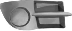 Grille de calandre droite pour RENAULT CLIO CAMPUS, 2006-2009, noire, pare chocs avant, Neuve