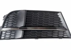 Grille de calandre droite pour AUDI A3 III phase 2 (3 portes) 2016-2020, noire & chromée, Mod. S-LINE, Neuve