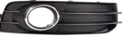 Grille de calandre droite pour AUDI A3 II ph.2 SPORTBACK 2008-2012 noire & chromée (S line), Neuve