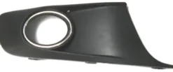 Grille de calandre droite pour VOLKSWAGEN CADDY III ph.2, 2010-2015, noire avec contour chromé, trou feu antibrouillard, Neuve
