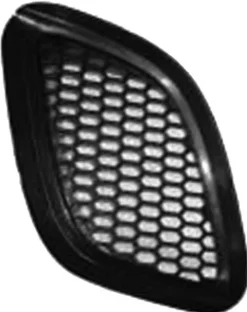 Grille de calandre droite pour FIAT 500 phase 1, 2007-2015, noire, (modèle Abarth), pare chocs avant