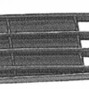 Grille de calandre gauche pour AUDI 80 B4 1991-1994, Pare chocs avant, Neuve