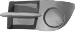 Grille de calandre gauche pour RENAULT CLIO CAMPUS, 2006-2009, noire, pare chocs avant, Neuve