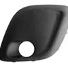 Grille de calandre gauche pour CITROËN C1 I ph.3, 2012-2014, noire, trou feu antibrouillard