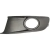 Grille de calandre gauche pour VOLKSWAGEN CADDY III ph.2, 2010-2015, noire, trou feu antibrouillard, Neuve