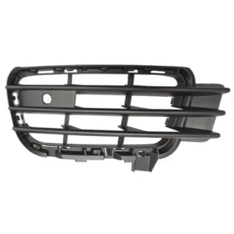 Grille de calandre gauche pour VOLKSWAGEN TOUAREG II 2010-2014, trou radar + support, noire, Neuve