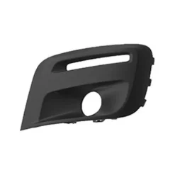 Grille de calandre gauche pour PEUGEOT PARTNER II ph.3 2015-2018, noire, trou feu antibrouillard