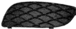 Grille de calandre gauche pour TOYOTA YARIS I ph.2, 2003-2005 cache antibrouillard, pare chocs avant