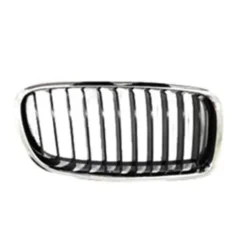 Grille de radiateur avant droit pour BMW Serie 3 F30/F31, 2015-2018, chromée/noire, Mod. BASIS, Neuve