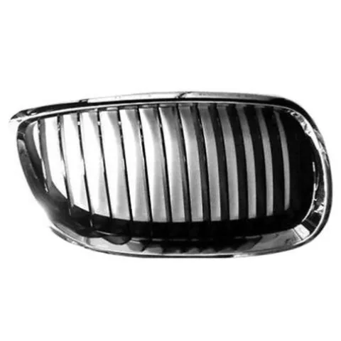 Grille de radiateur avant droite pour BMW Serie 3 E92/E93 COUPÉ/CABRIO 2006-2010, chromée/noire, Neuve