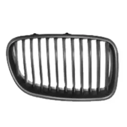 Grille de radiateur avant droite pour BMW Serie 5 F10, 2010-2013, chromée/noire, Neuve
