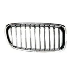 Grille de radiateur avant droit pour BMW Serie 3 F30/F31, 2015-2018, chromée/noire, Mod. LUXURY LINE, Neuve