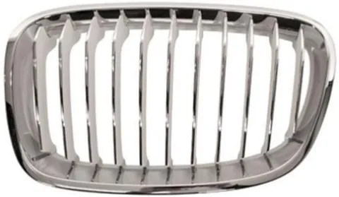 Grille de radiateur avant gauche pour BMW SERIE 1 F20 de 2011 à 2015, mod urban, blanche/chromée