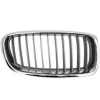 Grille de radiateur avant droit pour BMW Serie 3 F30, 2012-2014, argentée, baguette décorative chromée, Mod. MODERN LINE, Neuve