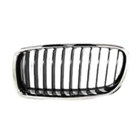 Grille de radiateur avant gauche pour BMW Serie 3 F30/F31, 2015-2018, chromée/noire, Mod. BASIS, Neuve