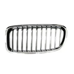 Grille de radiateur avant gauche pour BMW Serie 3 F30/F31, 2015-2018, chromée/noire, Mod. LUXURY LINE, Neuve
