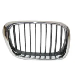 Grille de radiateur avant droite pour BMW Serie 5 E39, 2000-2003, chromée, Neuve