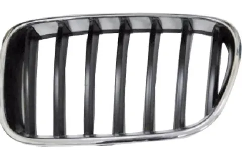 Grille de radiateur gauche pour BMW X3 F25 2010-2015, contour chromé, lames noires, Neuve