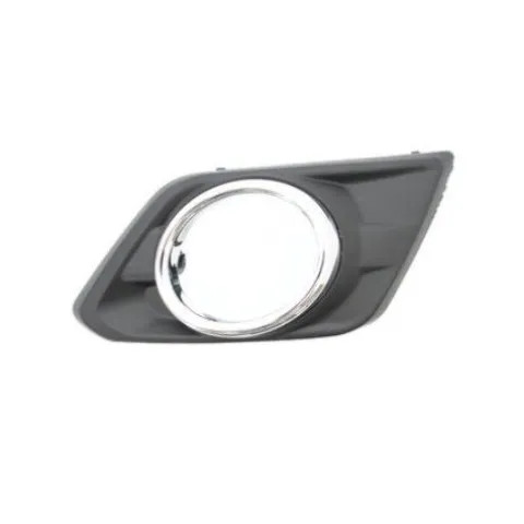 Grille droite de pare-chocs pour NISSAN X-TRAIL 2014-2017, avec trous anti-brouillard, cadre chromé, noire, Neuve