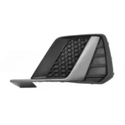Grille droite pare-chocs avant pour AUDI A1 II depuis 2018, avec moulure argentée, sans siège antibrouillard, ni sièges PDC, Mod. S-LINE, noire, Neuve