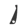 Grille droite pare-chocs avant pour TOYOTA CH-R phase 2 depuis 2020, noire, avec emplacement pour antibrouillard, Neuve