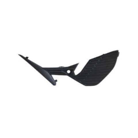 Grille gauche de pare-chocs avant pour PEUGEOT 308 III phase 1 depuis 2021, noire structurée, avec trou radar, Neuve