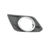Grille gauche de pare-chocs pour NISSAN X-TRAIL 2014-2017, avec trous anti-brouillard, cadre chromé, noire, Neuve